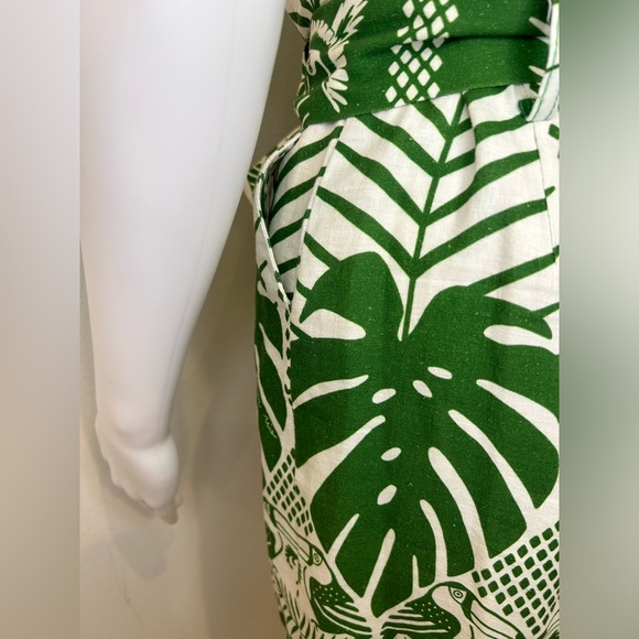 Farm Rio Green and White Romper - Picture 14 of 14